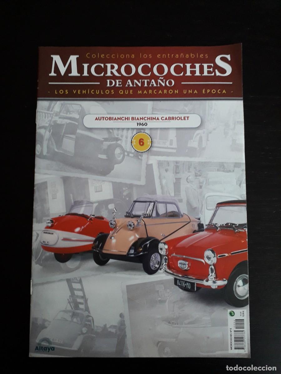 Autos: FASCICULO N&ordm; 6 MICROCOCHES DE ANTA&Ntilde;O - AUTOBIANCHI BIANCHINA - SOLO REVISTA NO MICRO COCHE MINIATURA