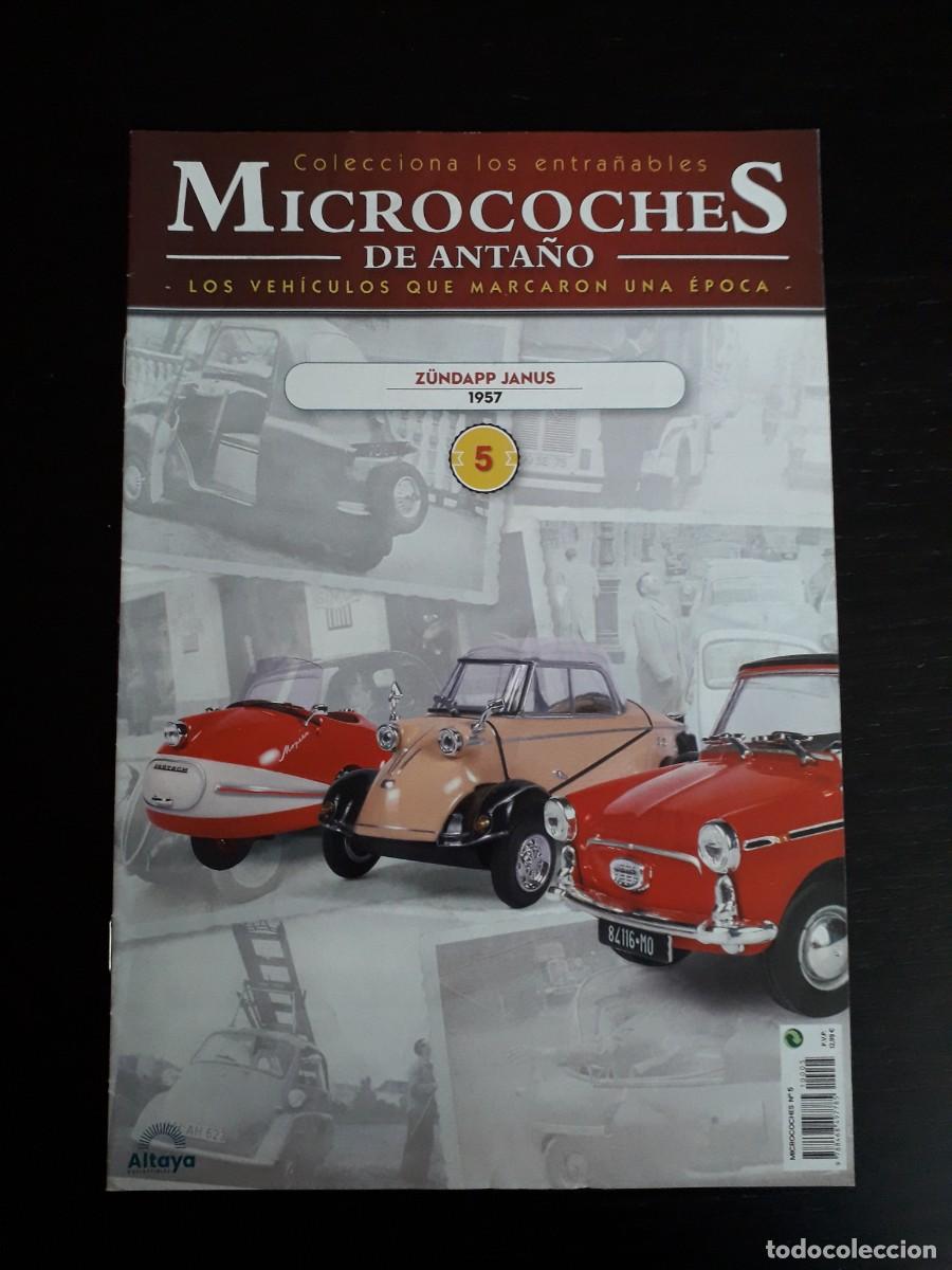 Autos: FASCICULO N&ordm; 5 MICROCOCHES DE ANTA&Ntilde;O - ZUNDAPP JANUS 1957 - SOLO REVISTA NO MICRO COCHE MINIATURA