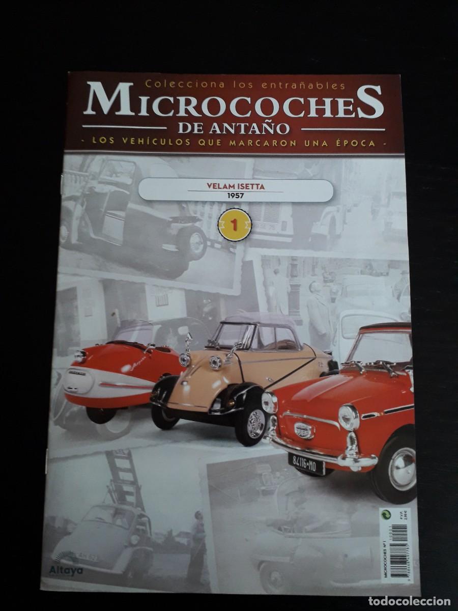 Autos: FASCICULO N&ordm; 1 MICROCOCHES DE ANTA&Ntilde;O - VELAM ISETTA 1957 - SOLO REVISTA NO MICRO COCHE MINIATURA