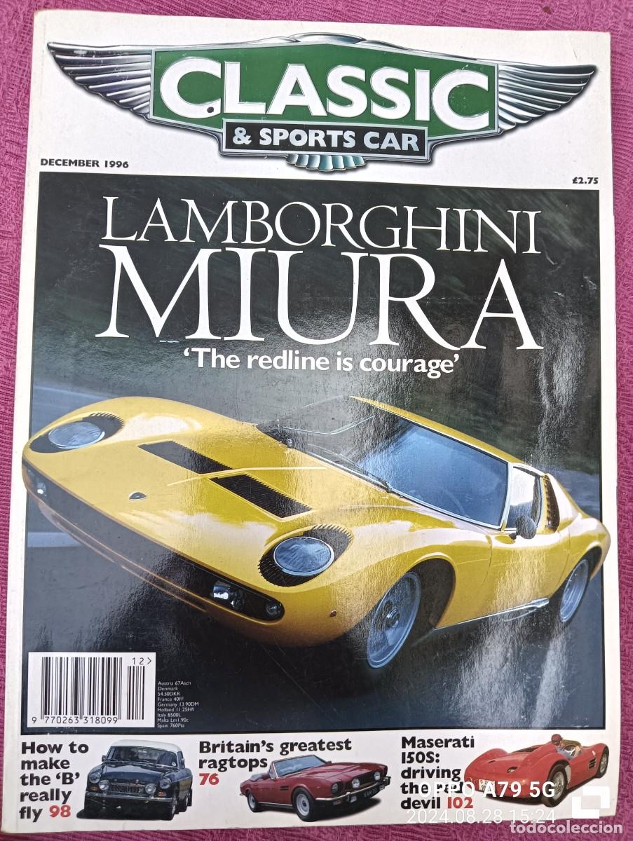 Autos: 1996 REVISTA CLASSIC & SPORTS CAR - LAMBORGUINI MIURA