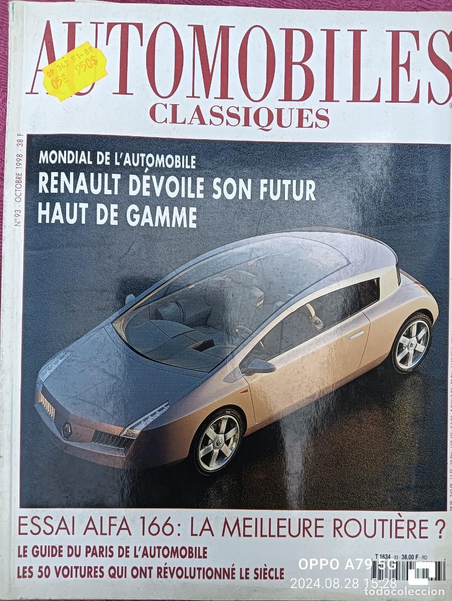 Autos: 1998 REVISTA AUTOMOBILES CLASSIQUES - ALFA 166 - REANULT VELSATIS