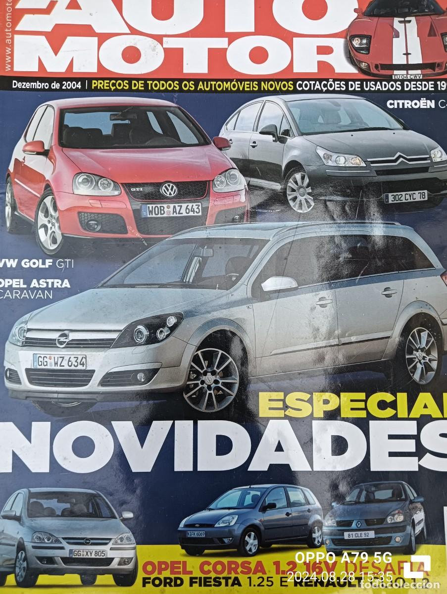 Coches: 2004 REVISTA AUTO MOTOR - GOLF GTI - CITROEN C4 - OPEL ASTRA - FORD FIESTA - RENAULT CLIO
