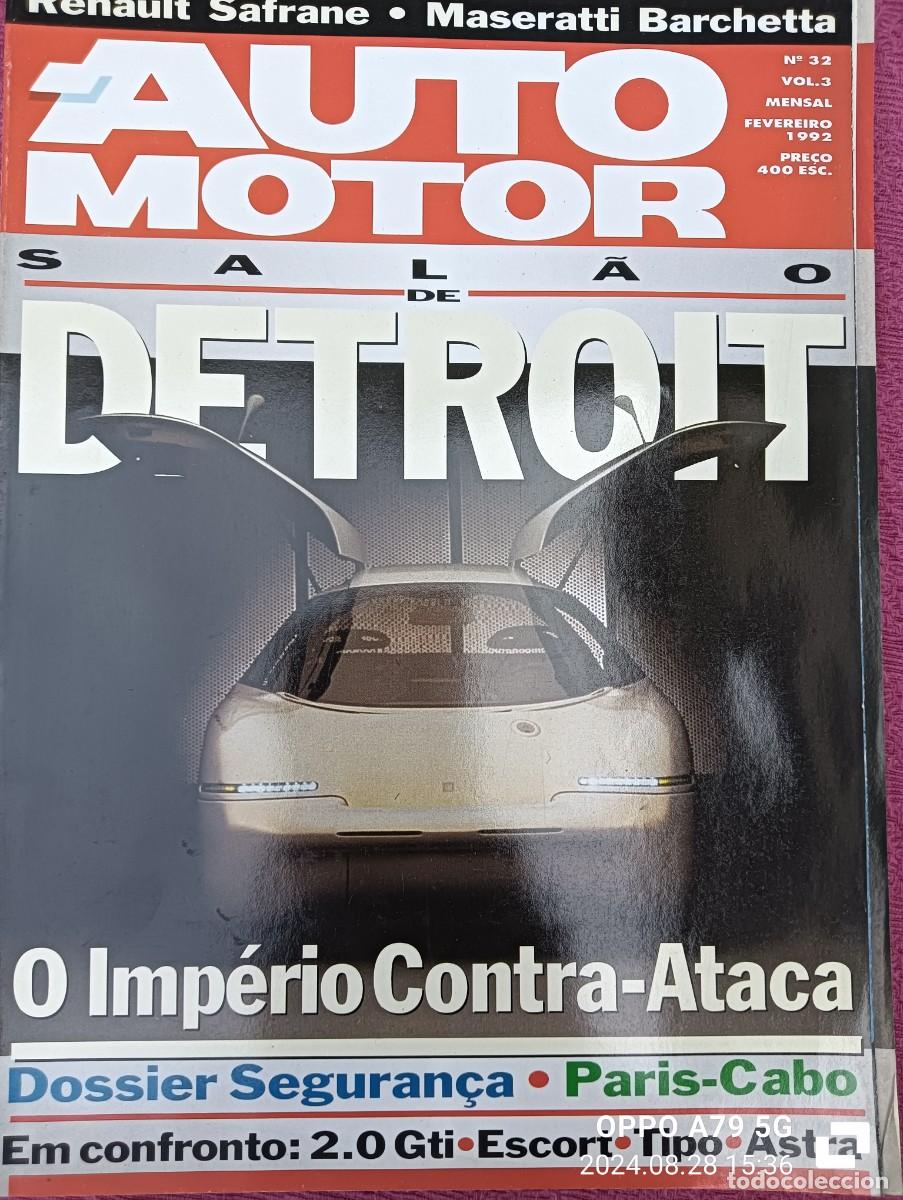 Autos: 1992 REVISTA AUTO MOTOR - SALON DETROIT - GOLF GTI - ESCORT - TIPO - ASTRA