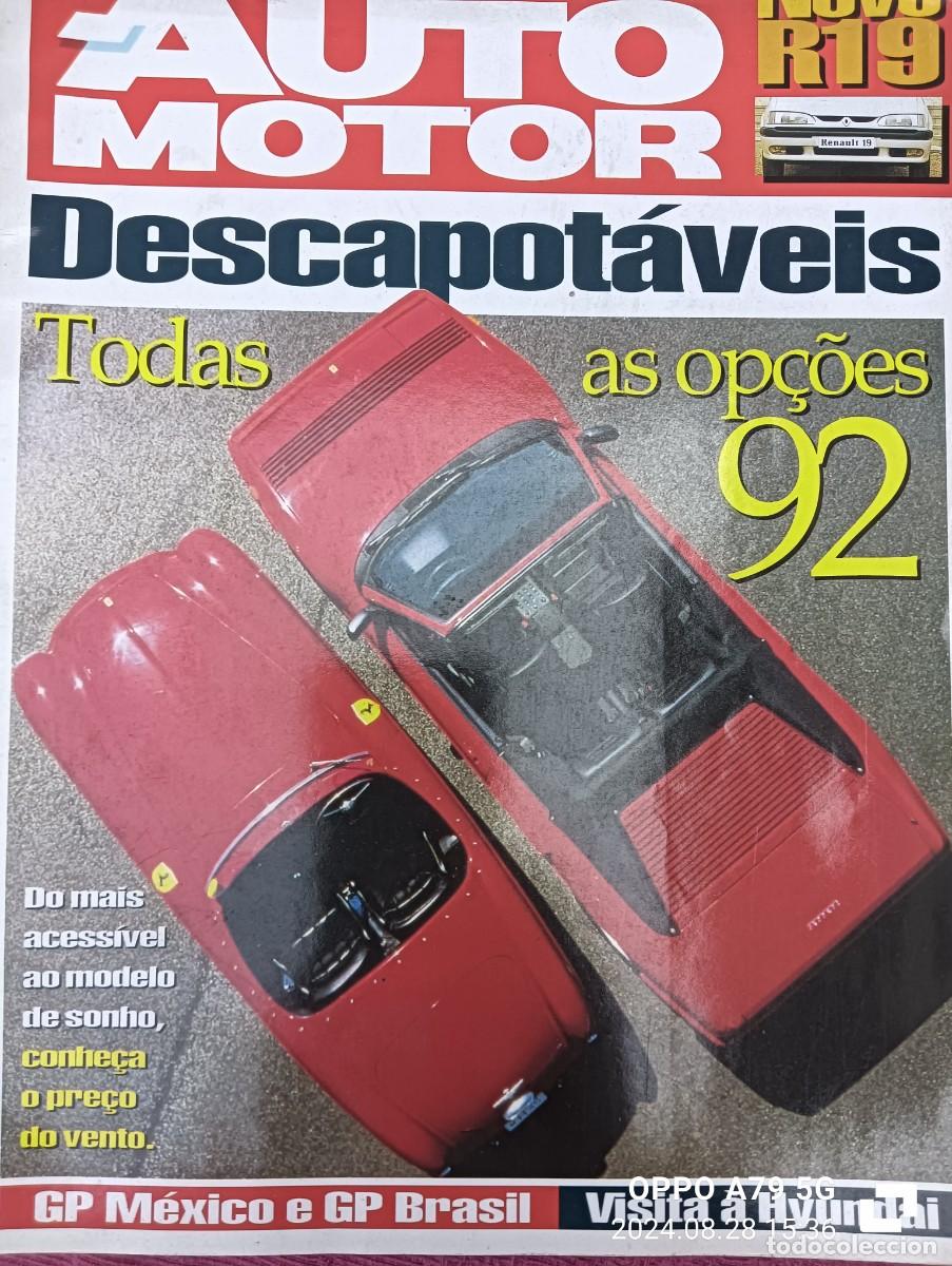 Autos: 1992 REVISTA AUTO MOTOR - TODOS LOS CABRIOS 1992