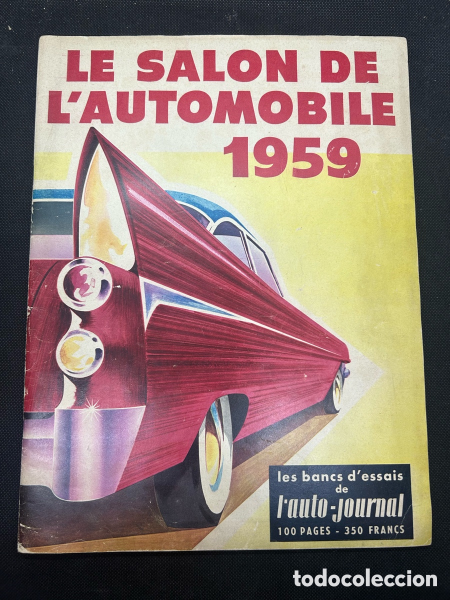 Autos: LE SALON DE L'AUTOMOBILE 1959, franc&eacute;s