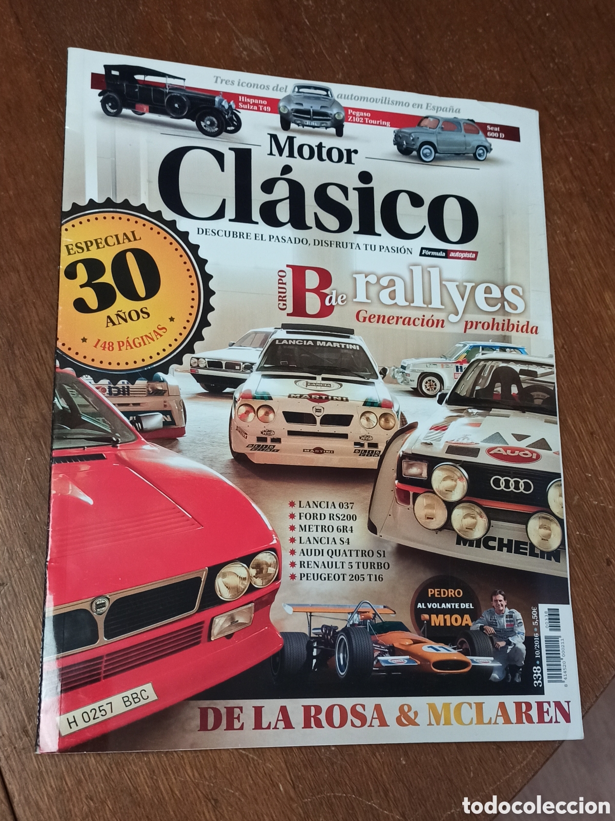 Coches: Motor Cl&aacute;sico 338 - Especial 30 a&ntilde;os - Grupo B de Rallyes