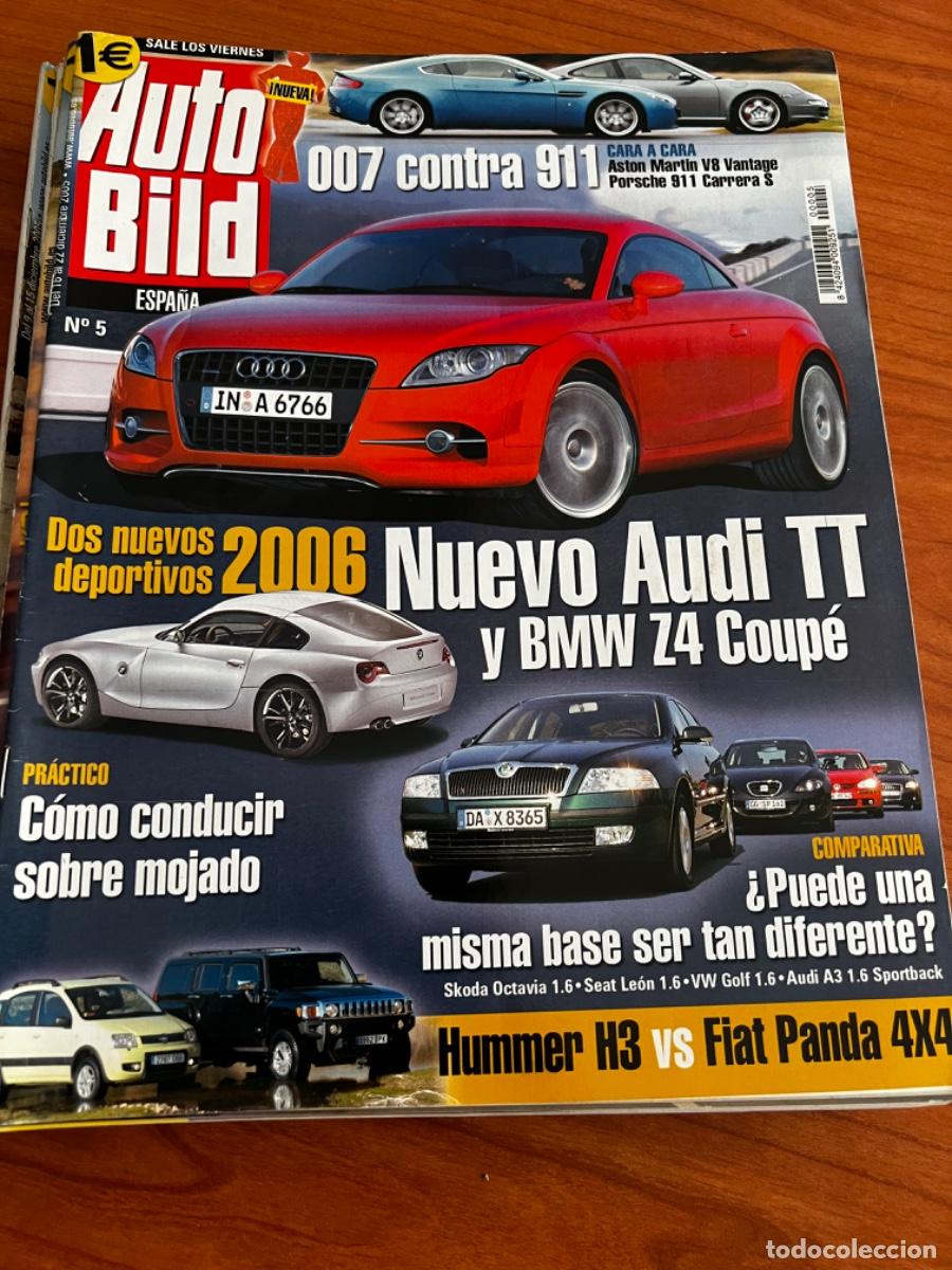 Coches: AUTO BILD. N&deg;5. DICIEMBRE 2005. 007 CONTRA 911. NUEVO AUDI TT. BMW Z4 COUP&Eacute;. HUMMER H3.
