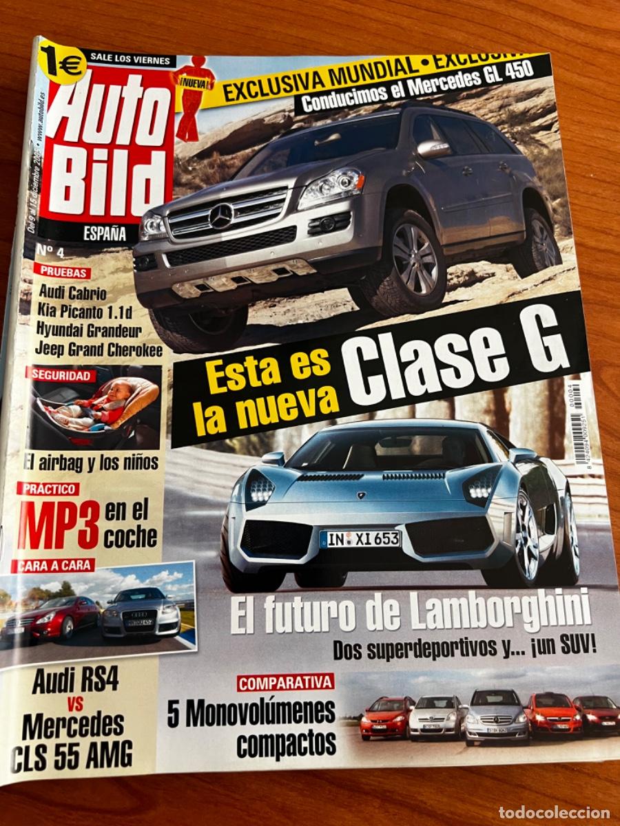 Coches: AUTO BILD. N&deg;4. DICIEMBRE 2005. MERCEDES GL 450. EL FUTURO DE LAMBORGHINI. EL AIRBAG Y LOS NI&Ntilde;OS.