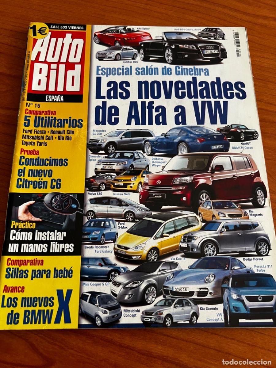 Voitures: AUTO BILD. N&deg;16. MARZO 2006. LAS NOVEDADES DE ALFA A VW. ESPECIAL SAL&Oacute;N DE GINEBRA. ALFA SPIDER..
