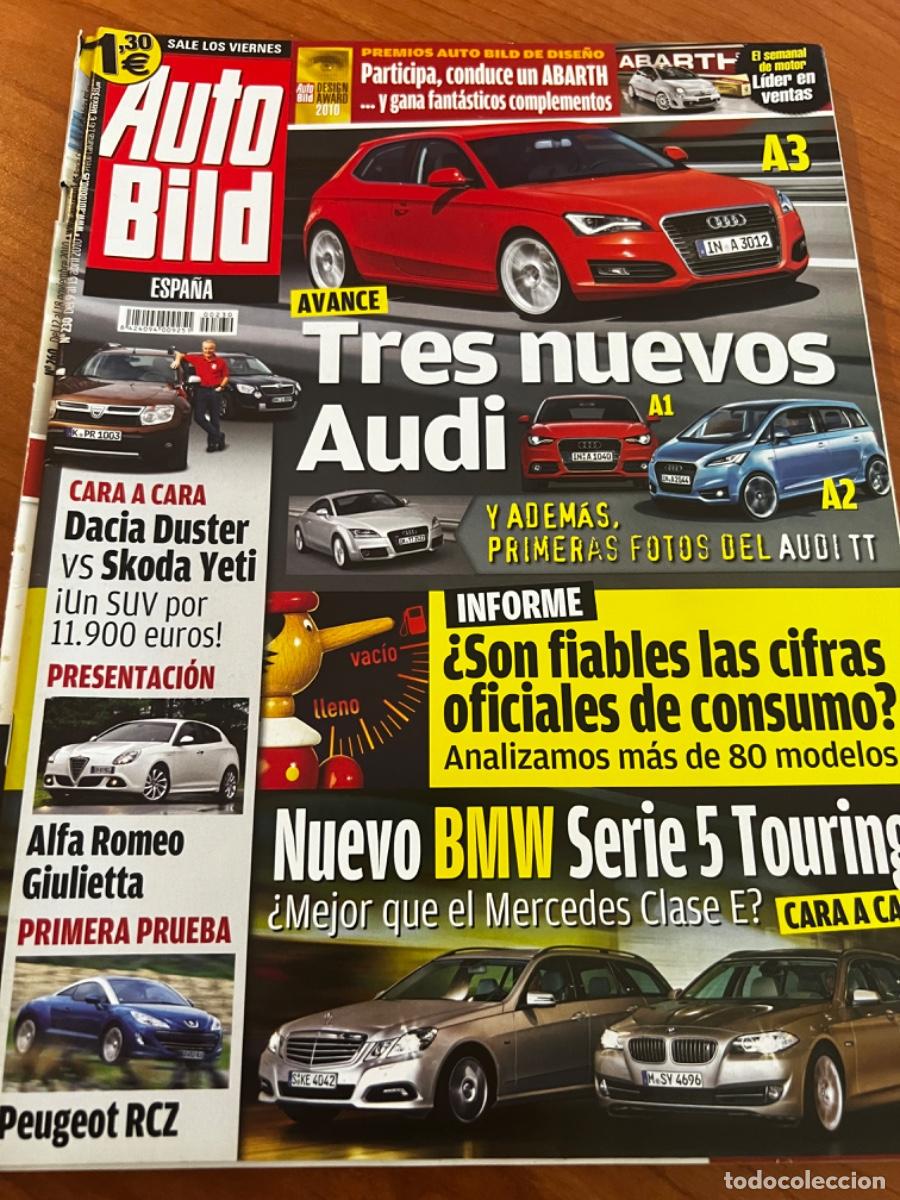 Coches: AUTO BILD. N&deg;230. ABRIL 2010. TRES NUEVO AUDI, A1, A2 y AUDI TT. NUEVO BMW SERIE 5 TOURING.