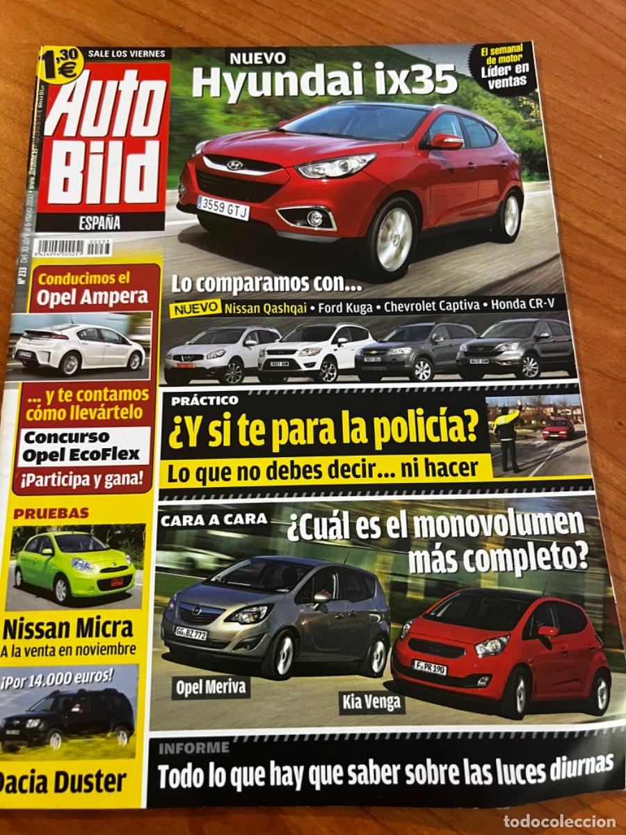 Coches: AUTO BILD. N&deg;233. MAYO 2010. HYUNDAI IX35. OPEL AMPERA. NISSAN MICRA. DACIA DUSTER.