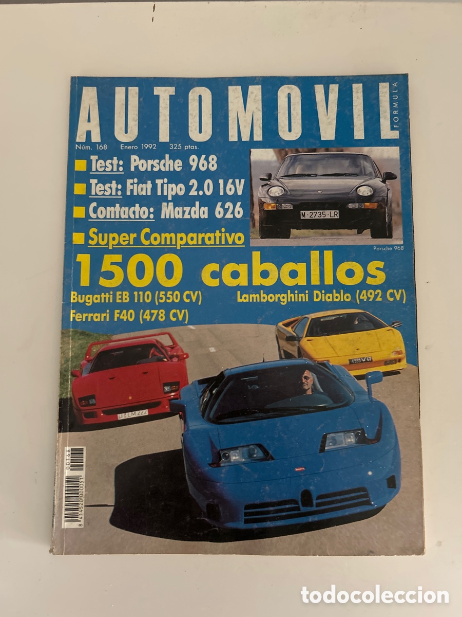 Cars: Revista Autom&oacute;vil a&ntilde;o 1992