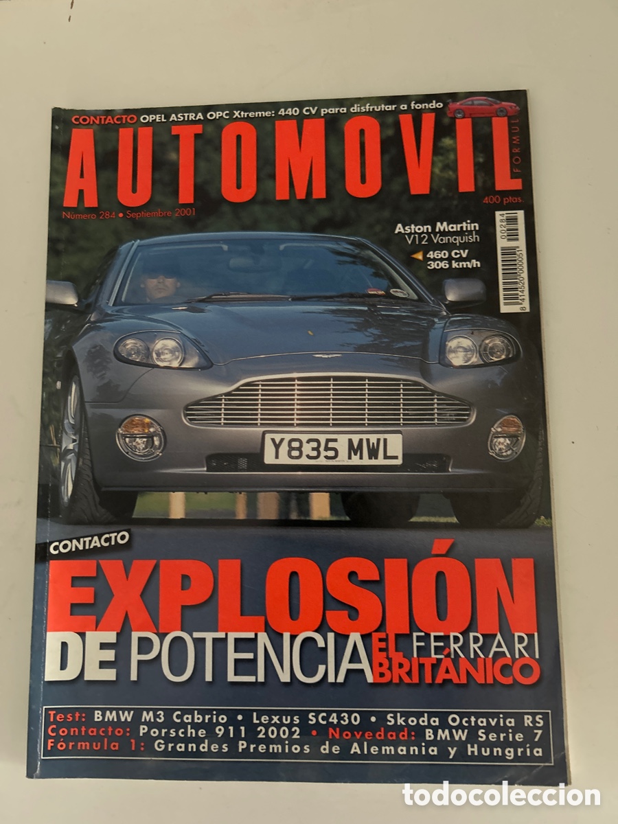 Cars: Revista &ldquo;Autom&oacute;vil&rdquo; a&ntilde;o 2001