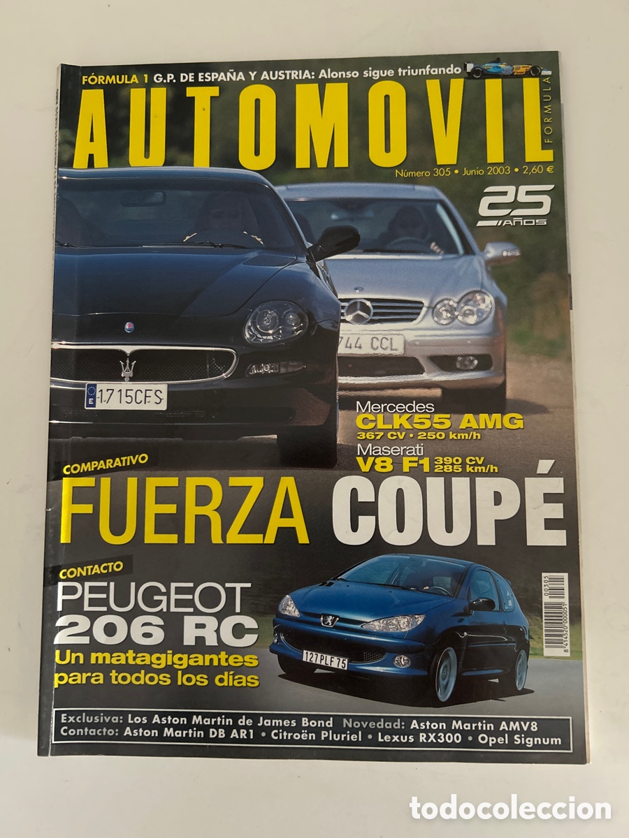 Cars: Revista &ldquo;Autom&oacute;vil&rdquo; a&ntilde;o 2003