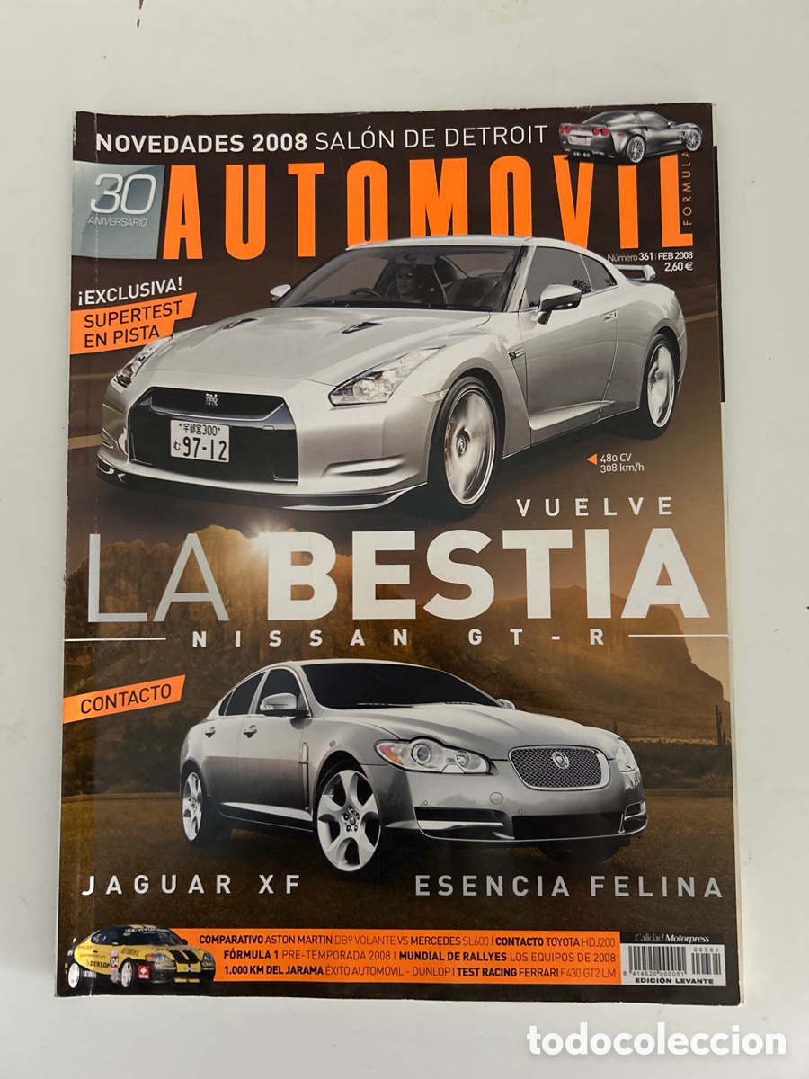 Cars: Revista &ldquo;Autom&oacute;vil&rdquo; a&ntilde;o 2008