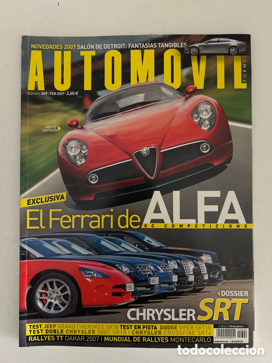 Cars: Revista &ldquo;Autom&oacute;vil&rdquo; a&ntilde;o 2007