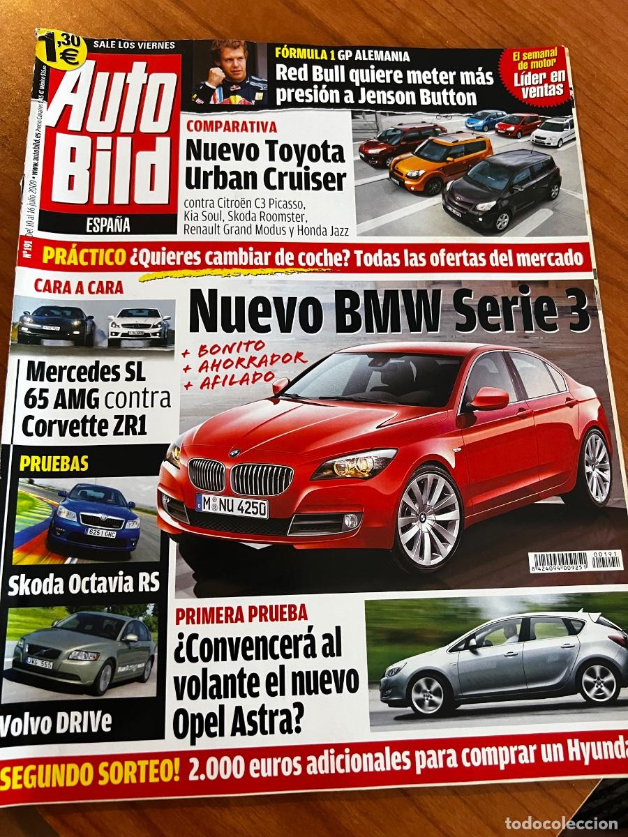 Coches: AUTO BILD. N&deg; 191. JULIO 2009. NUEVO BMW SERIE 3. MERCEDES SL 65 AMG CONTRA CORVETTE ZR1. LEER.