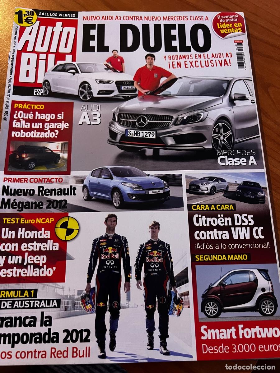 Cars: AUTO BILD. N&deg; 328. MARZO 2012. NUEVO AUDI A3 VS NUEVO MERCEDES CLASE A. AUDI A3. LEER.