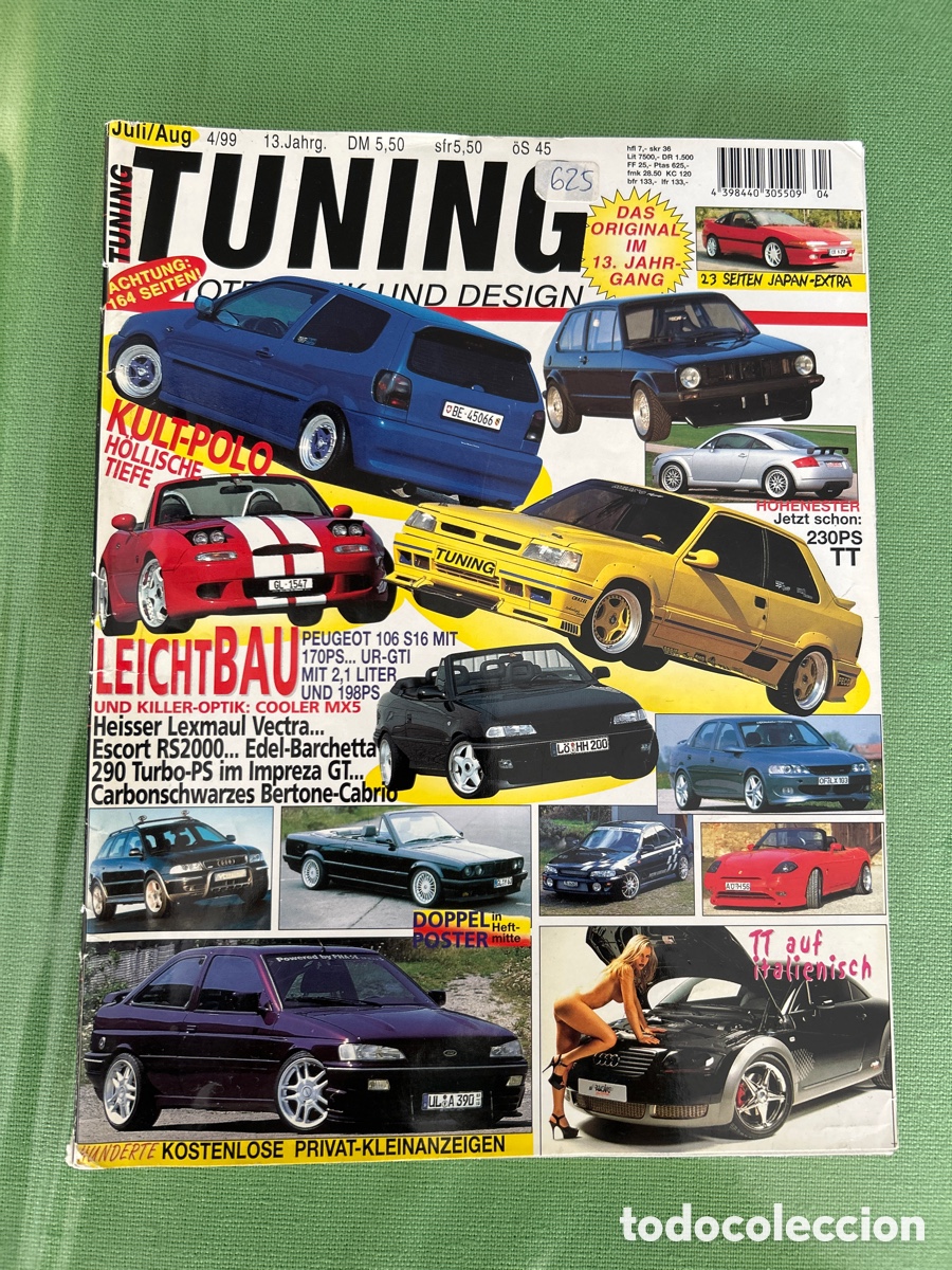 Cars: Revista &ldquo;Tuning&rdquo; a&ntilde;o 1999