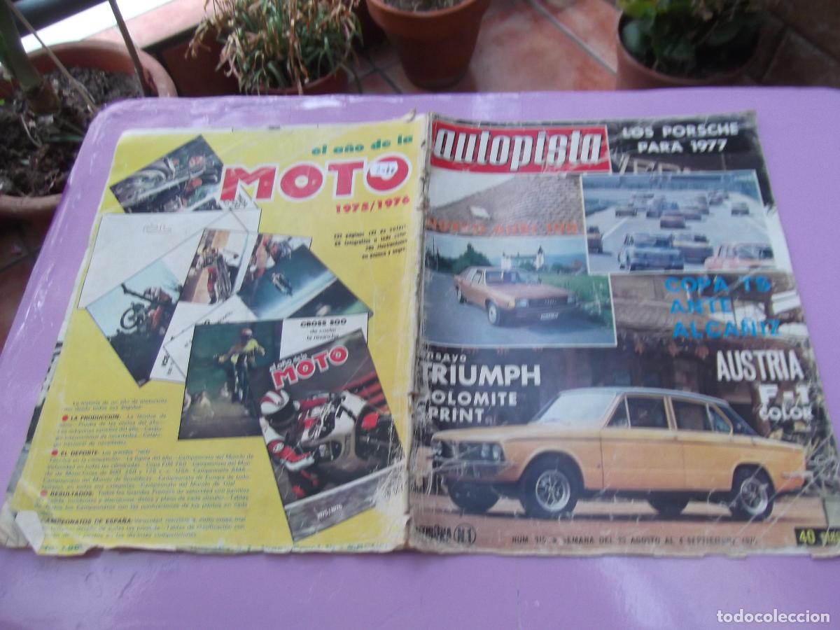 Coches: autopista n&ordm; 915, 1976, triumph dolomite sprint, los porsches -111977, audi 100, general motors,