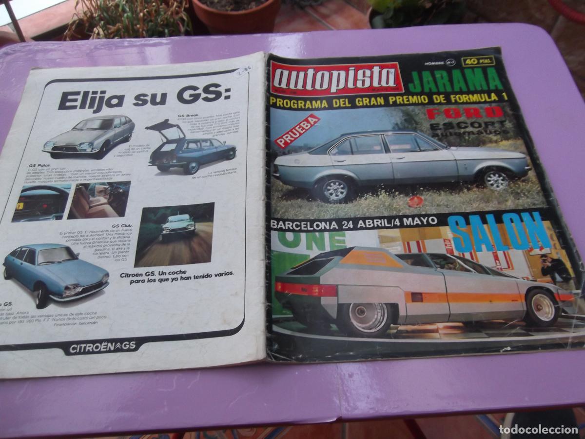 Coches: autopista n&ordm; 898, 1976, formula 1 jarama, ford escort, salon barcelona,