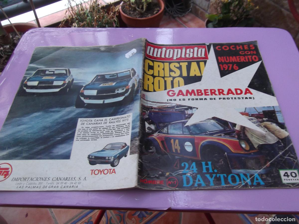 Coches: autopista n&ordm; 887, 1976, 24 h daytona, simca 1307 gls, salon de coches de carreras