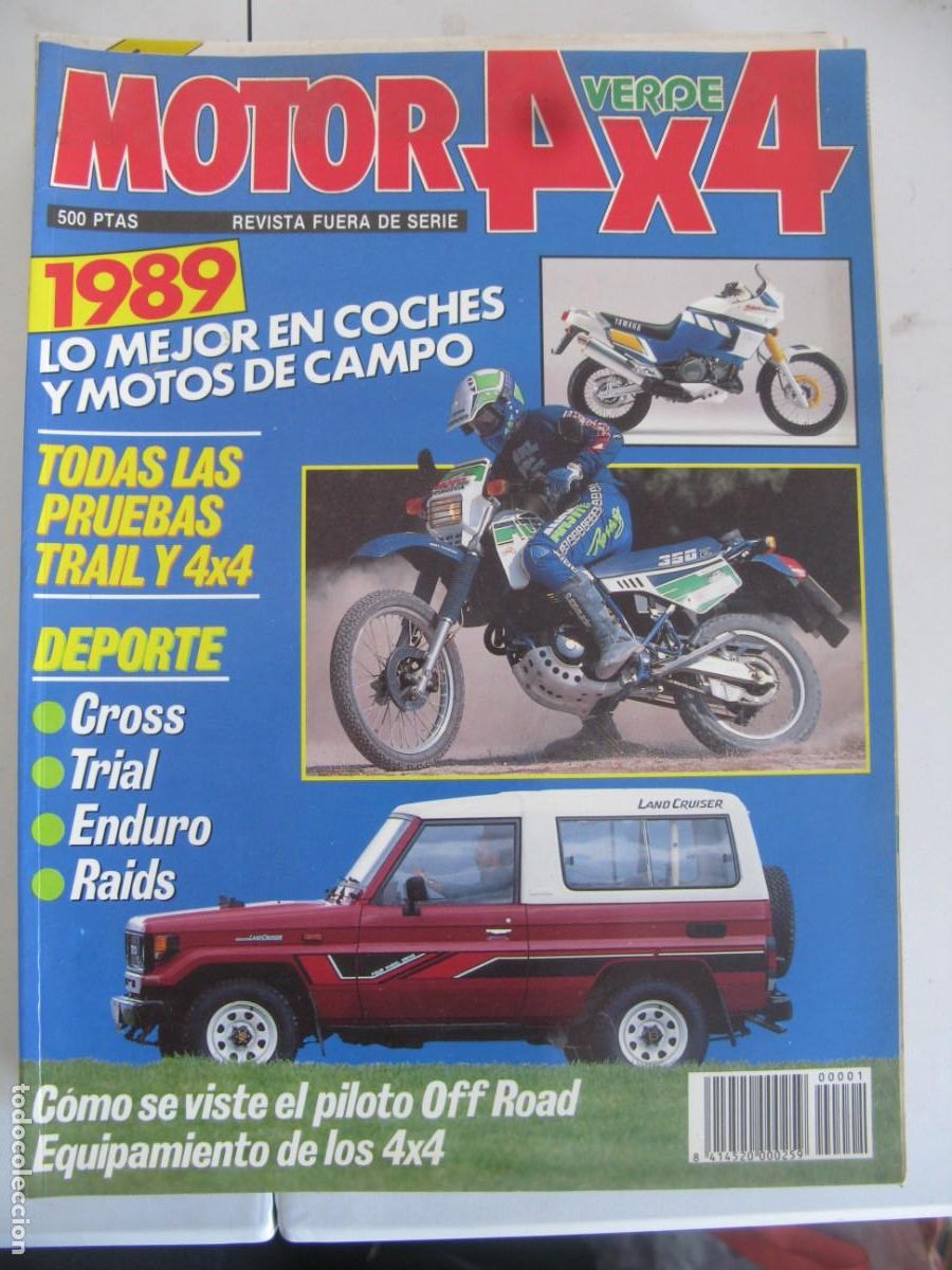 Carros: MOTOR VERDE 4 X4 REVISTA FUERA DE SERIE N 1