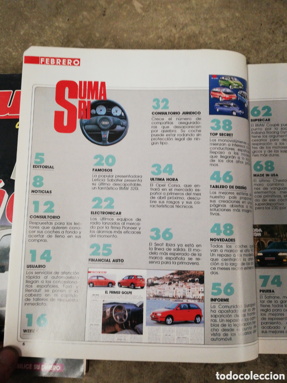 Coches: Top Auto - Febrero 1993 - Foto 2