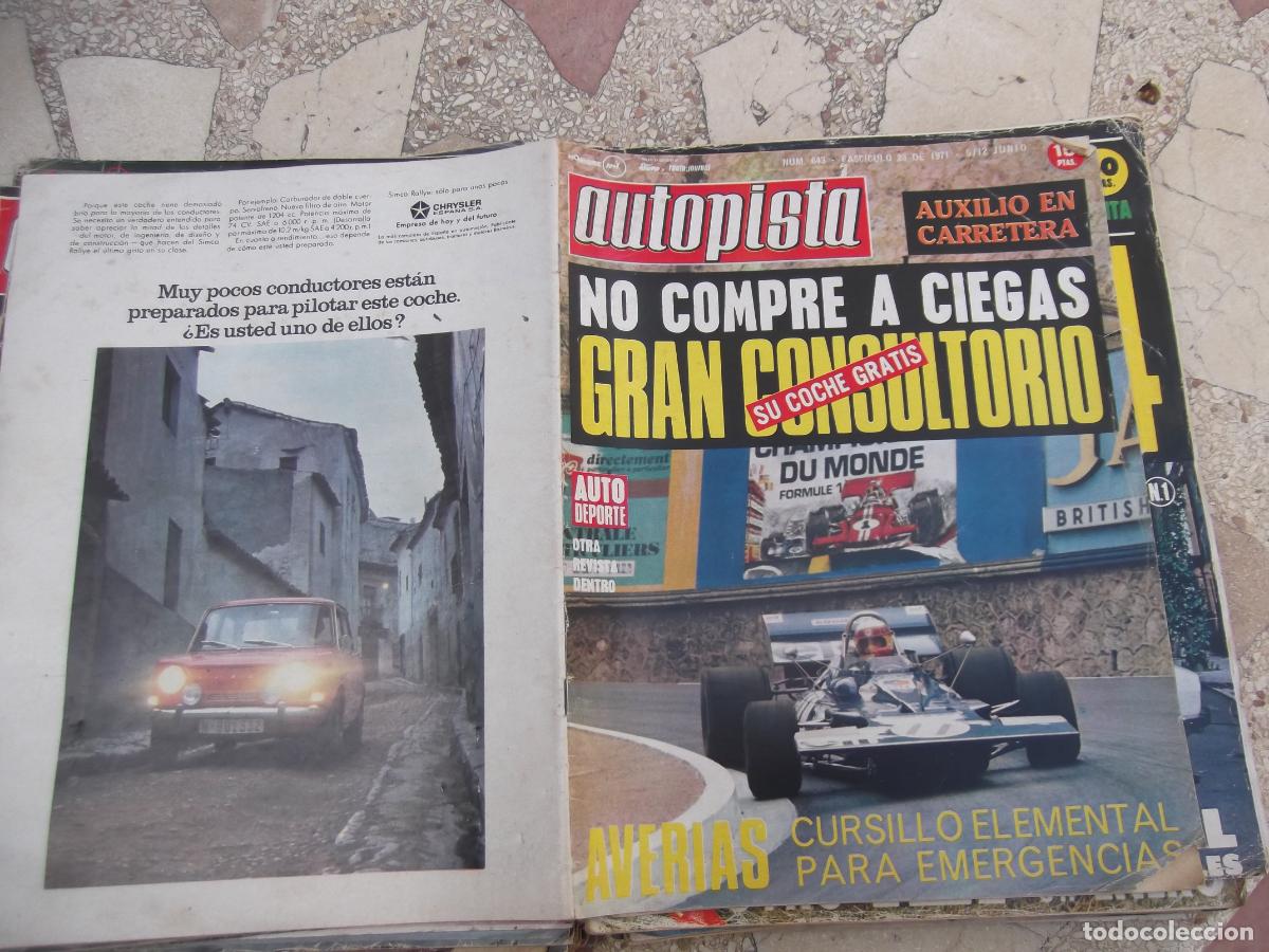 Coches: autopista n&ordm; 643, 1971, poster ferrari 312 b-2, carburacion (1),
