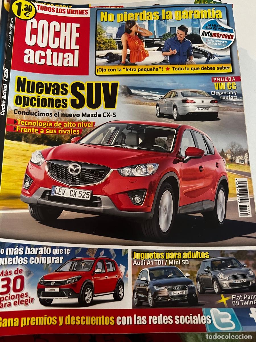Coches: COCHE ACTUAL. N&deg;1238. 2012. NUEVAS OPCIONES SUV. NUEVO MAZDA CX-5. VW CC. FIAT PANDA 09 TWIN AIR.