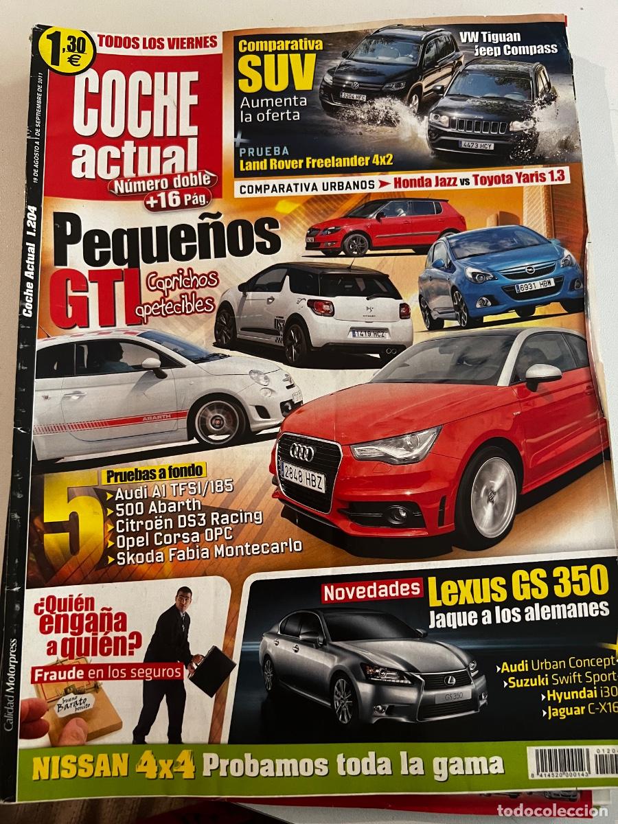 Coches: COCHE ACTUAL. N&deg;1204. 2011. COMPARATIVA SUV. VW TIGUAN / JEEP COMPASS. HONDA JAZZ.