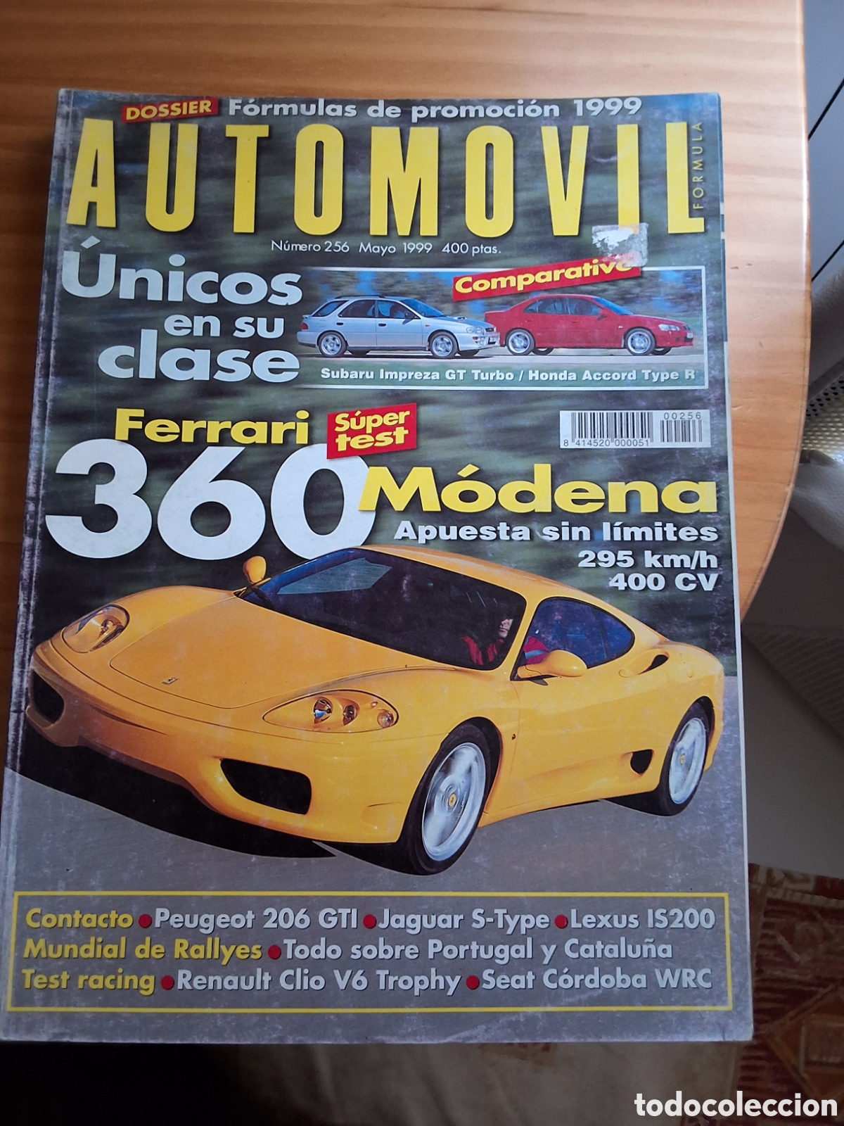 Voitures: Automovil revista mensual n&uacute;mero 256 a&ntilde;o 1999 mayo