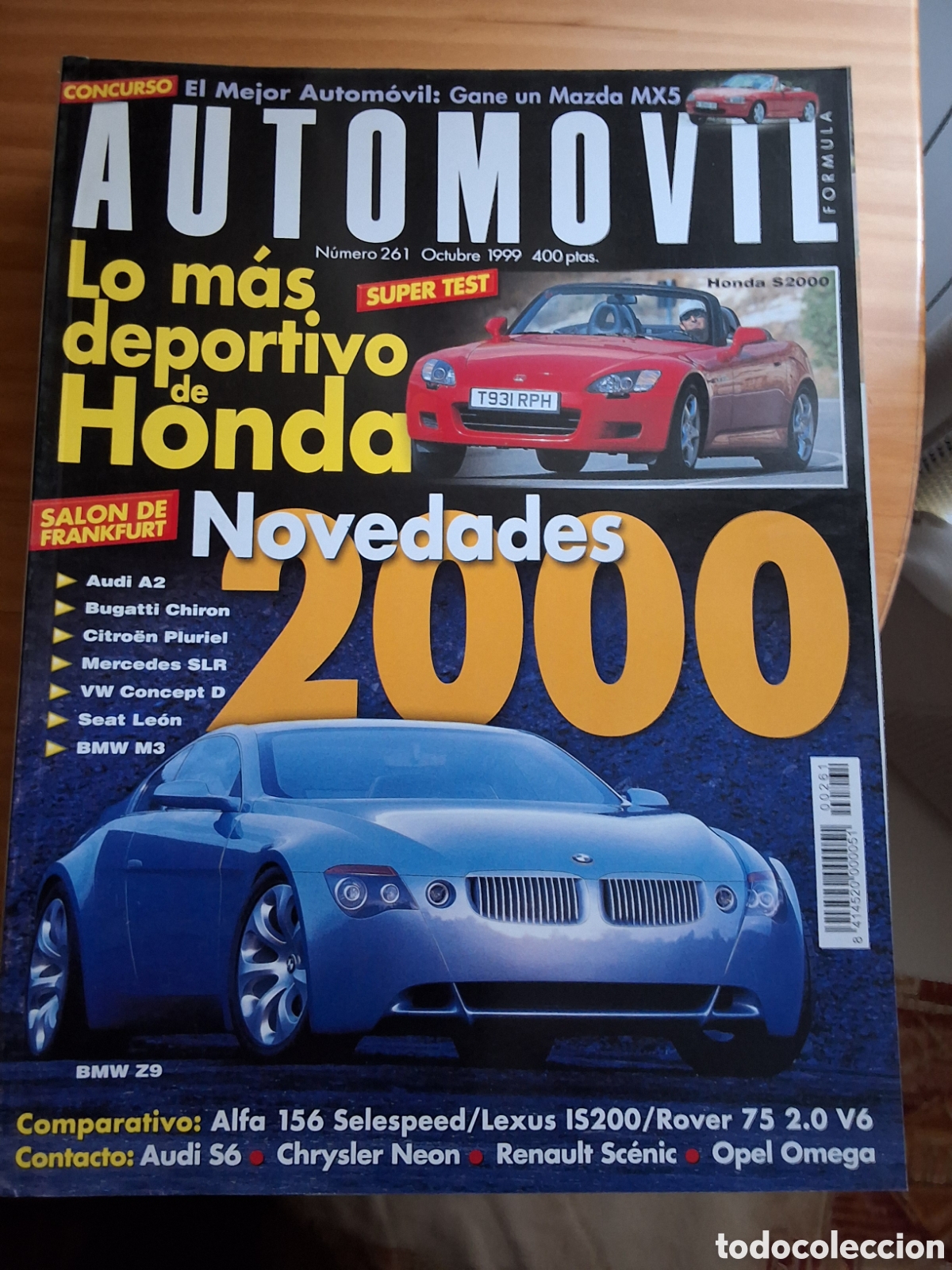 Autos: Automovil revista mensual 261 a&ntilde;o 1999 octubre
