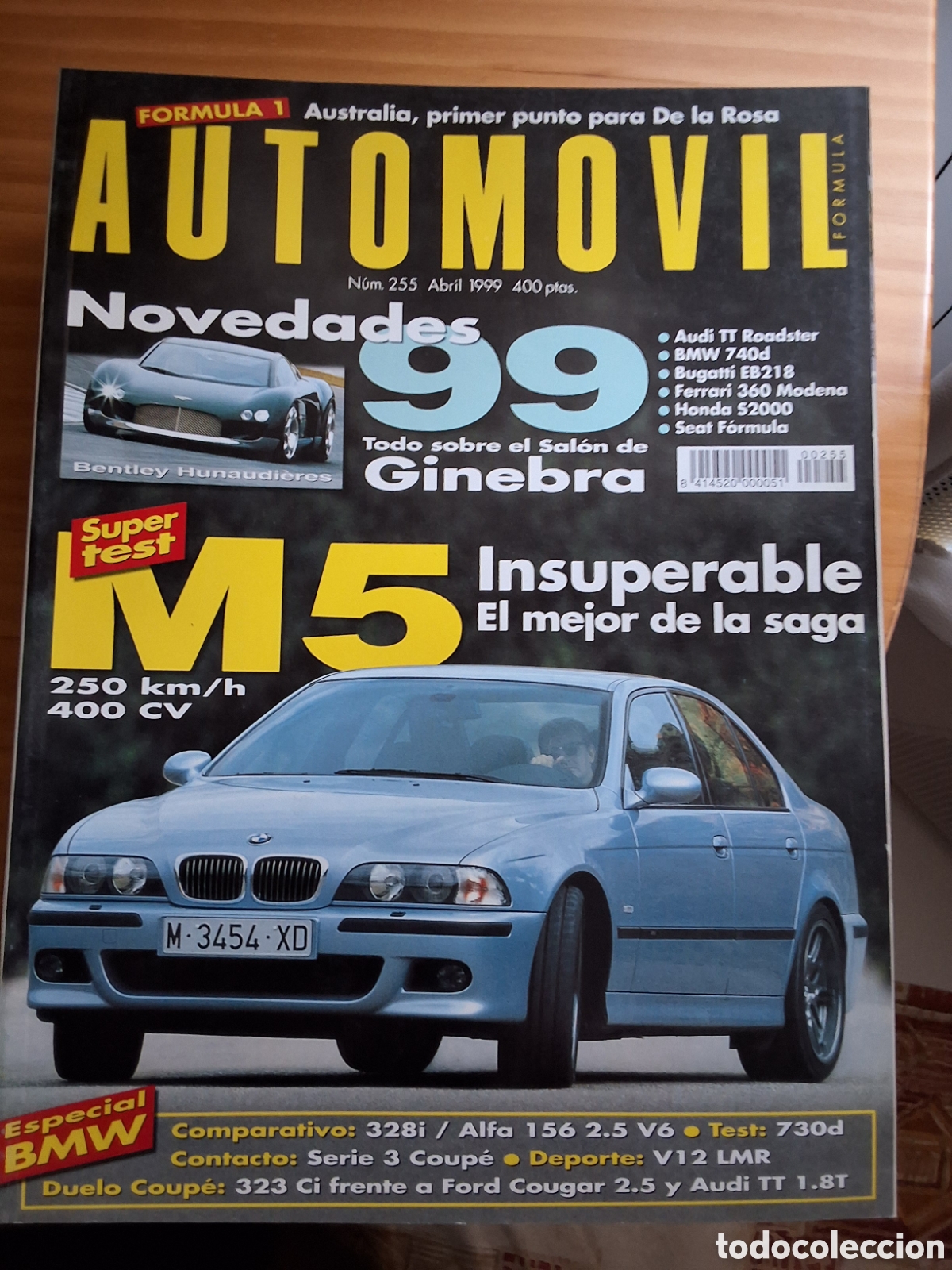 Autos: Automovil revista mensual n&uacute;mero 255 a&ntilde;o 1999 abril