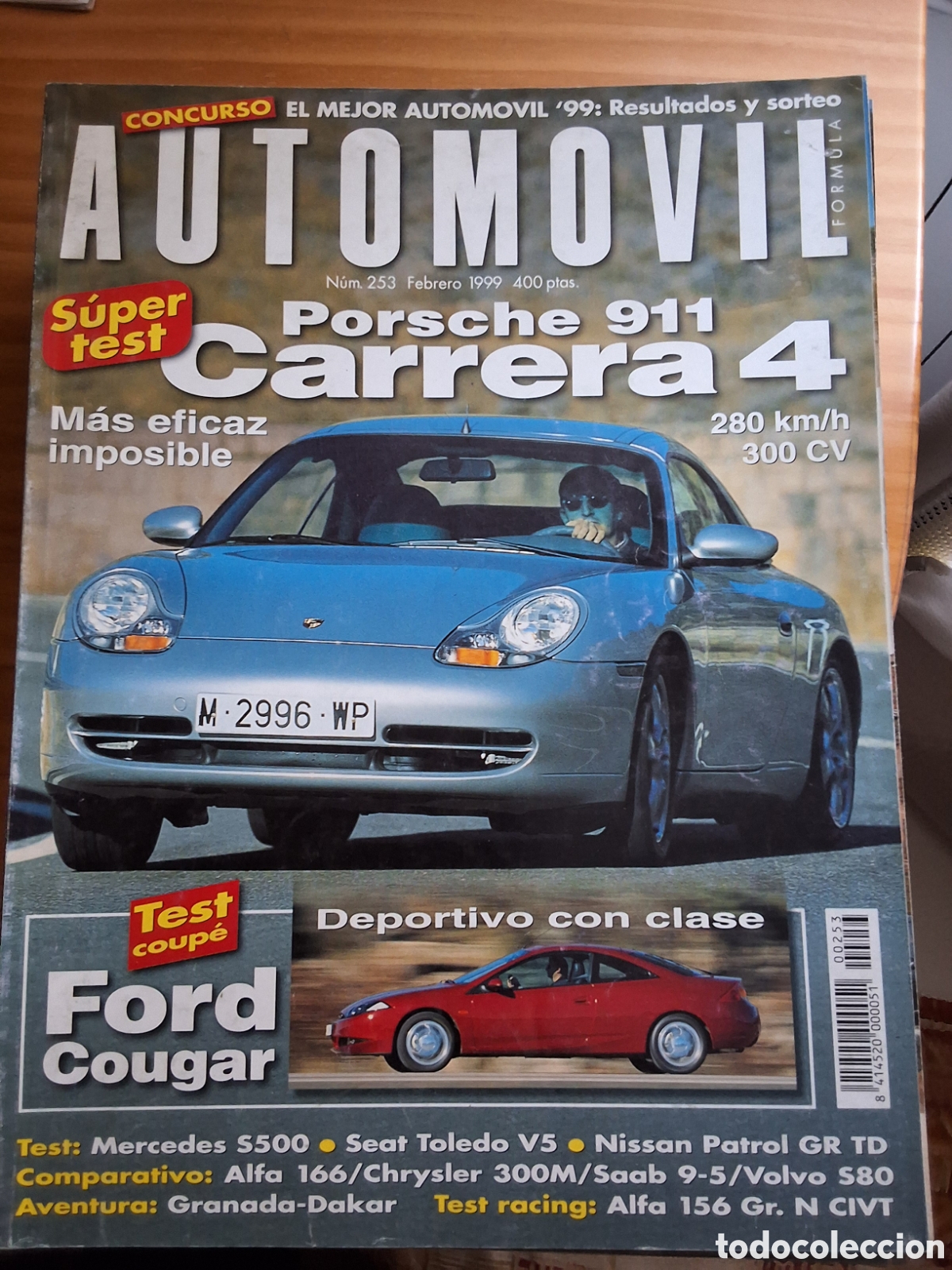 Autos: Automovil revista mensual n&uacute;mero 253 a&ntilde;o 1999 febrero