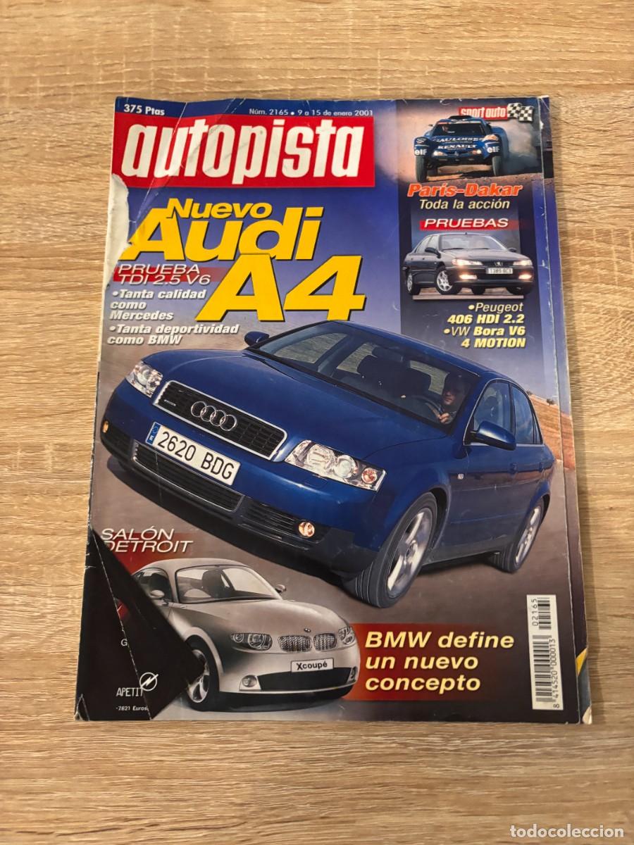 Autos: AUTOPISTA. N&ordm; 2165. ENERO 2001. NUEVO AUDI A4. SALON DETROIT. BMW NUEVO CONCEPTO. LEER