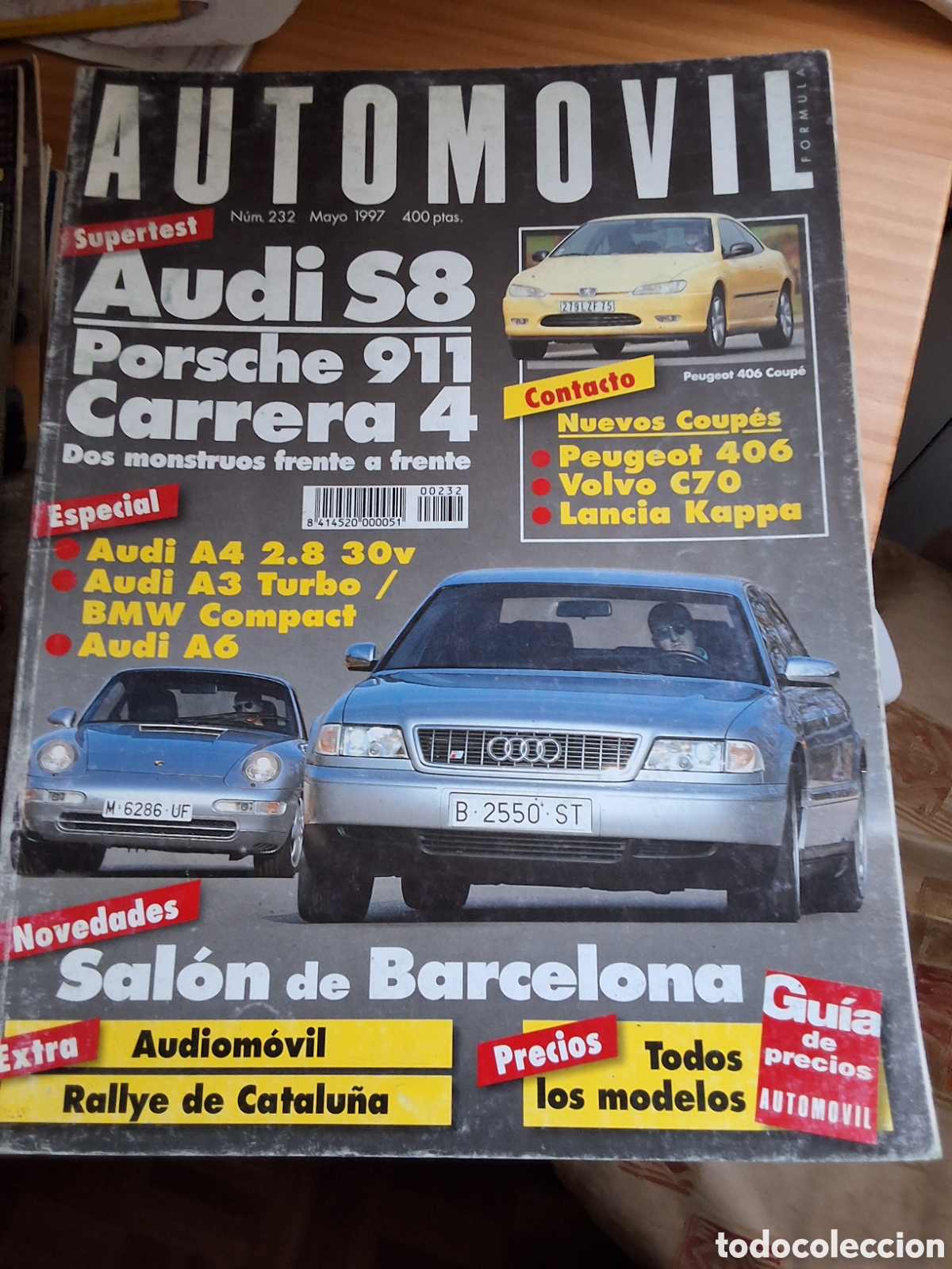 Carros: Automovil revista mensual n&uacute;mero 232 a&ntilde;o 1997 mayo