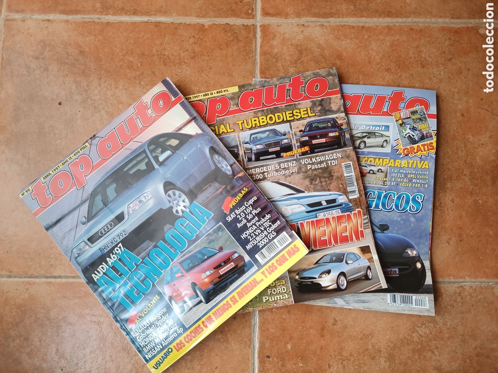 Voitures: Lote +160 revistas coche TOP AUTO
