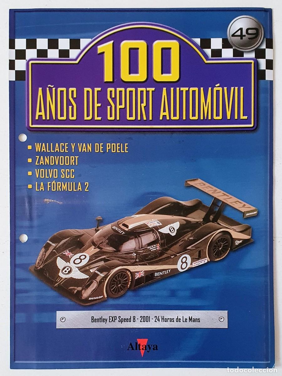 Cars: Fasciculo 100 a&ntilde;os de sport automovil N&ordm; 49 - Altaya - Bentley EXP Speed 8