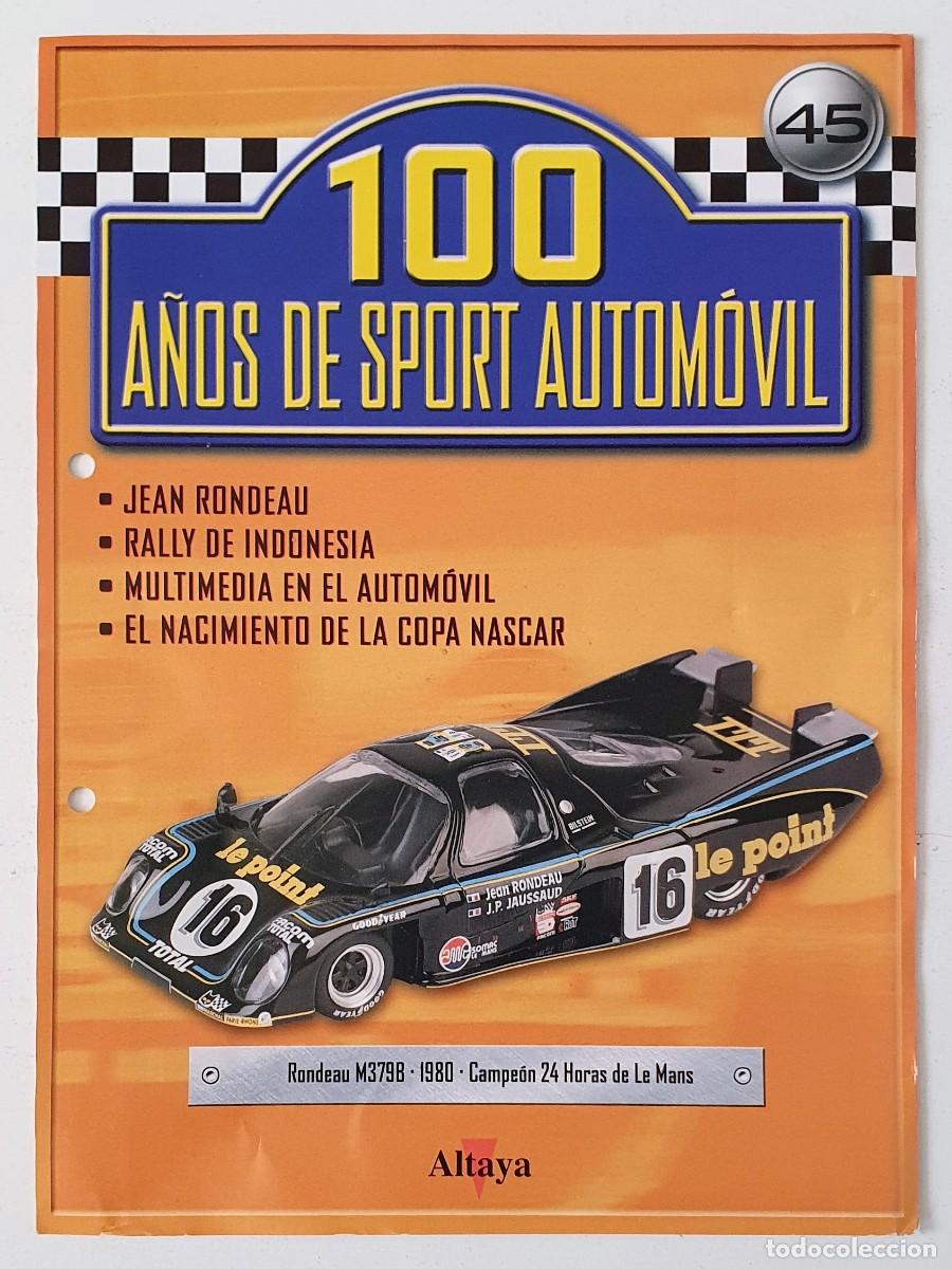Cars: Fasciculo 100 a&ntilde;os de sport automovil N&ordm; 45 - Altaya - Rondeau M379B