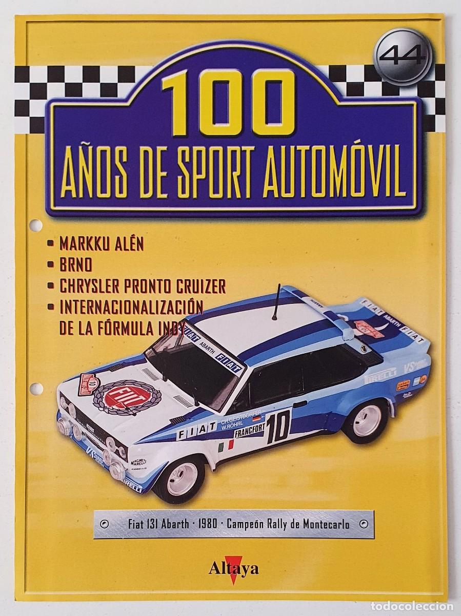 Cars: Fasciculo 100 a&ntilde;os de sport automovil N&ordm; 44 - Altaya - Fiat 131 Abarth