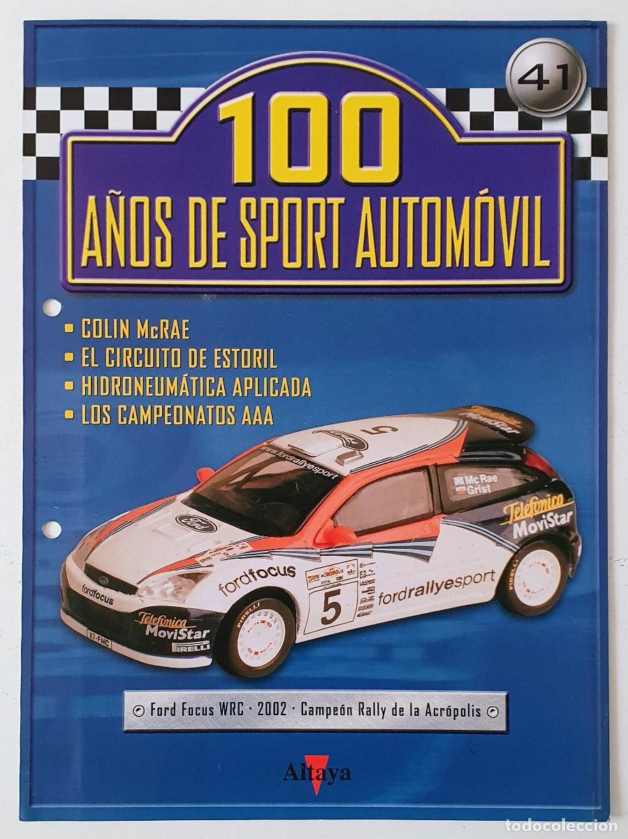 Carros: Fasciculo 100 a&ntilde;os de sport automovil N&ordm; 41 - Altaya - Ford Focus WRC