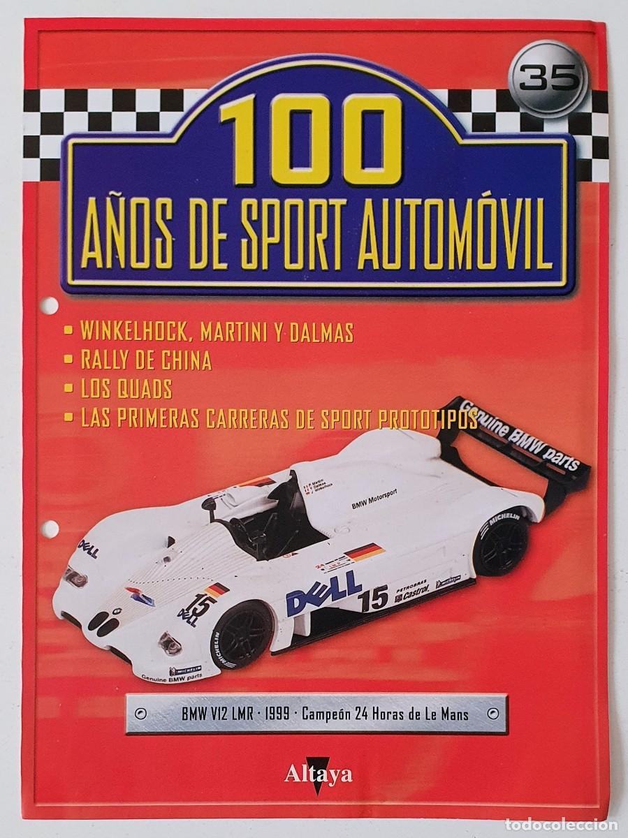 Carros: Fasciculo 100 a&ntilde;os de sport automovil N&ordm; 35 - Altaya - BMW V12 LMR