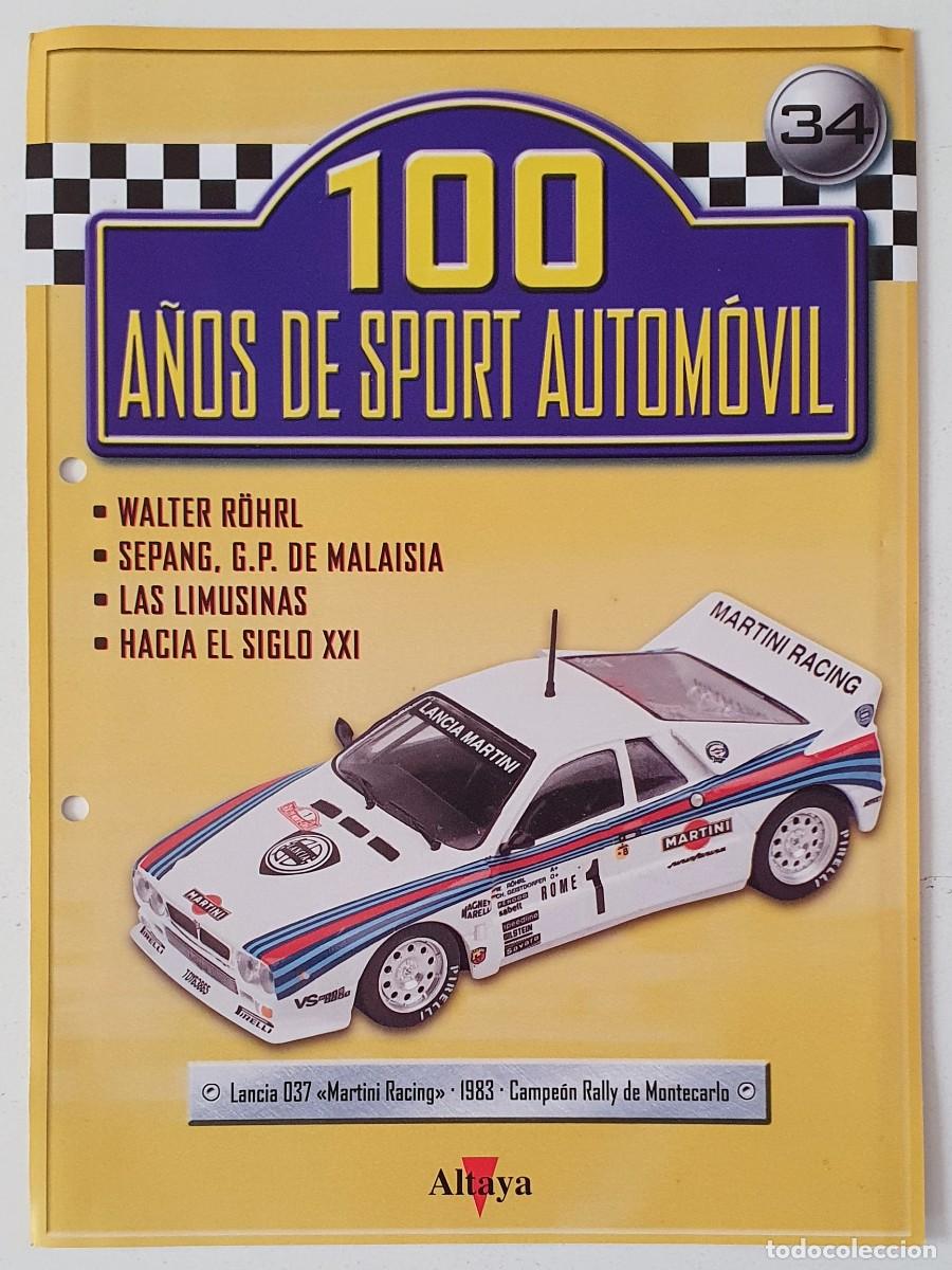 Carros: Fasciculo 100 a&ntilde;os de sport automovil N&ordm; 34 - Altaya - Lancia 037 &rdquo;Martini Racing&rdquo;