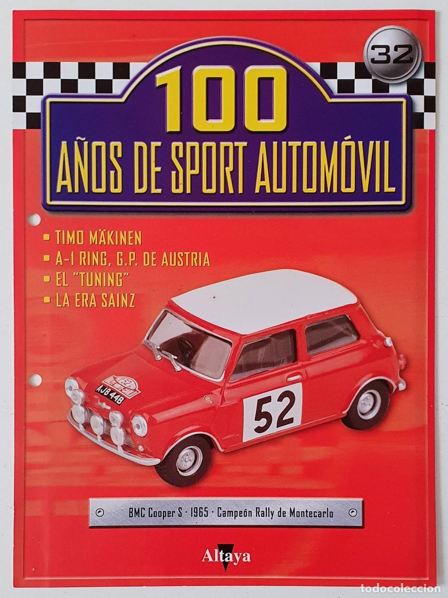 Carros: Fasciculo 100 a&ntilde;os de sport automovil N&ordm; 32 - Altaya - BMC Cooper S