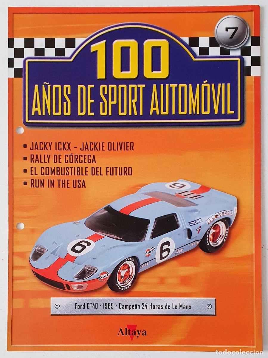 Coches: Fasciculo 100 a&ntilde;os de sport automovil N&ordm; 7 - Altaya - Ford GT40