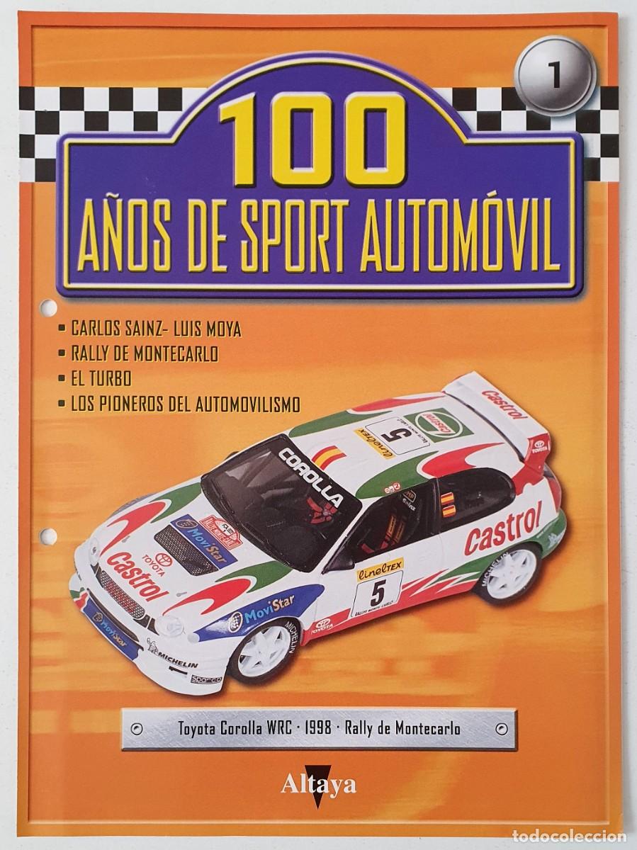 Coches: Fasciculo 100 a&ntilde;os de sport automovil N&ordm; 1 - Altaya - Toyota Corolla WRC