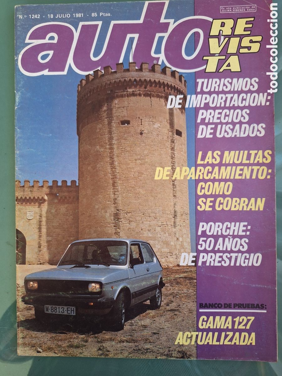 Voitures: Revista autorevista n. 1242 de 1981 autom&oacute;vil seat porsche