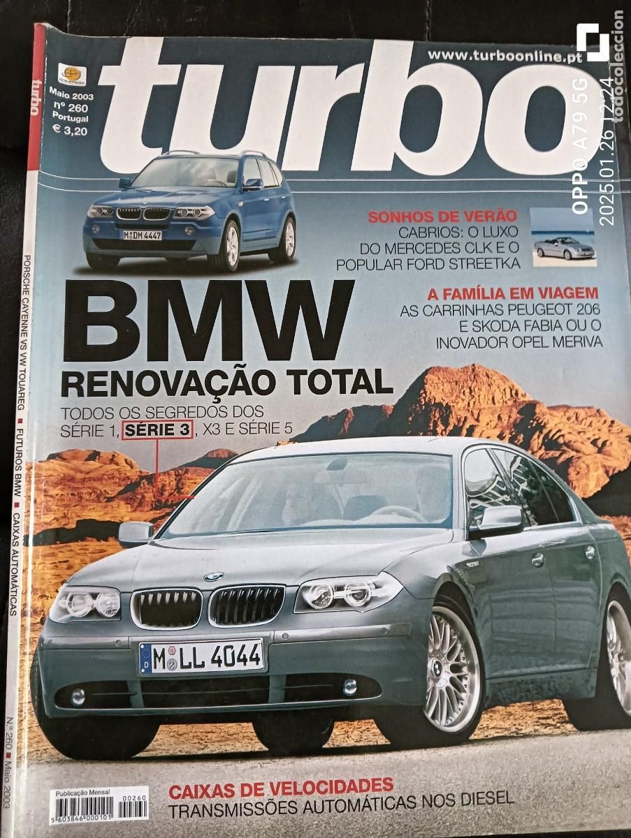 Coches: 2003 REVISTA TURBO - CABRIOS DE LUXO - BMW SERIE 1 - SERIE 3 , X3