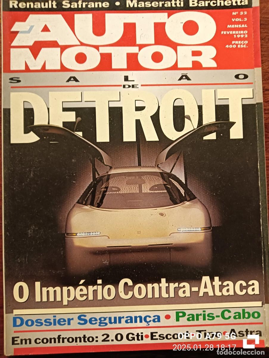 Coches: 1992 REVISTA AUTO MOTOR - MAZDA 2 - SALON DETROT - CONFRONTO : 2.0 GTI - ESCORT - TIPO - ASTRA